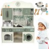 Cuisine en bois pour enfant  LULILO Saliko avec accessoires machine a laver .