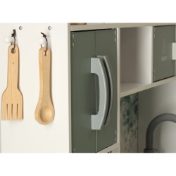 Cuisine en bois pour enfant  LULILO Saliko avec accessoires machine a laver .