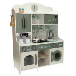 Cuisine en bois pour enfant  LULILO Saliko avec accessoires machine a laver .