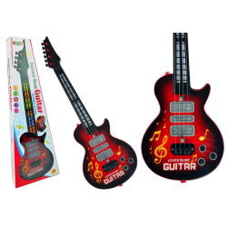 Guitare électrique Cordes étoiles pour guitare électrique, LED rouges