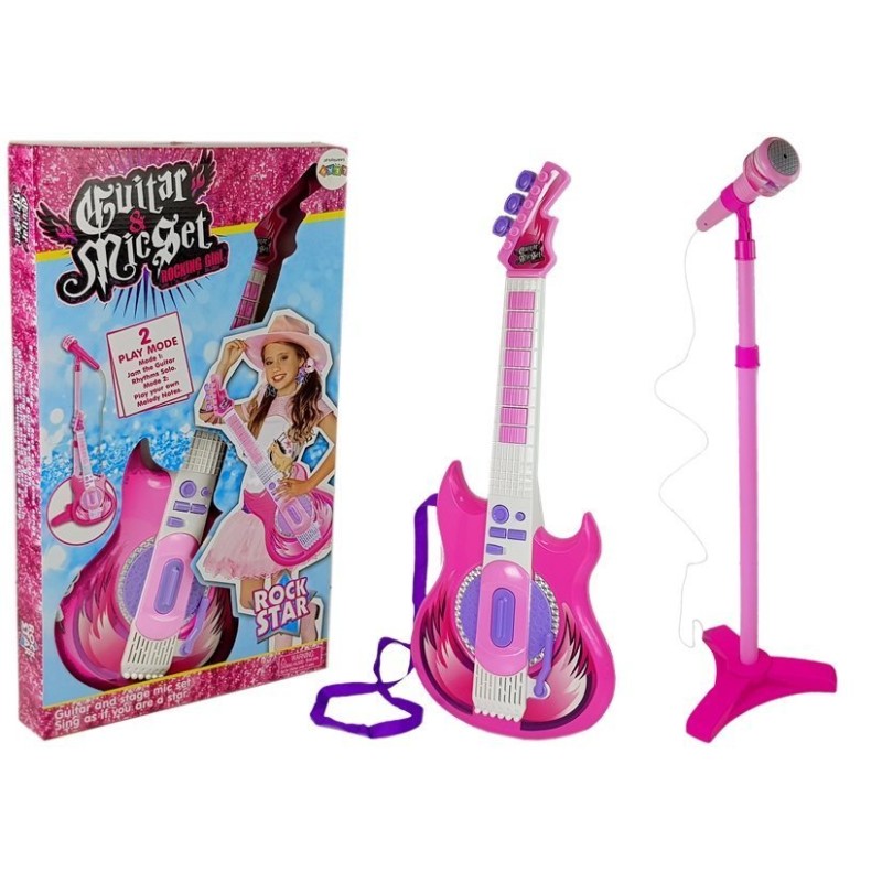 Pack Guitare électrique pour enfant avec microphone Rock Star Sound