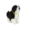 Peluche chien interactif  Border Collie aboie et remue la queue