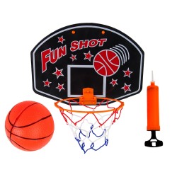 Ensemble panier basket-ball pliable