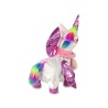 Peluche Mascotte licorne Ailes blanches et roses