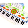 Elektryczne Pianino Keyboard Dla Dzieci Niebieski Nuty USB MP3