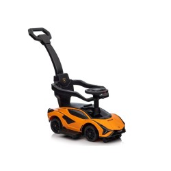 Porteur voiture a pousser  pour enfant Lamborghini QLS-996T Noir