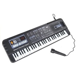 Keyboard MQ-6102 61 Klawiszy Mikrofon Do Nauki