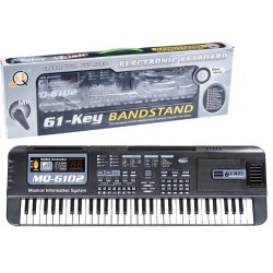 Keyboard MQ-6102 61 Klawiszy Mikrofon Do Nauki