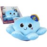 Peluche Mascotte poulpe avec lumières et sons Bleu