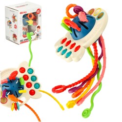 ANNEAU DE DENTITION SENSORIEL POUR BÉBÉS BIBI-INN BLUE
