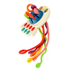 ANNEAU DE DENTITION SENSORIEL POUR BÉBÉS BIBI-INN BLUE
