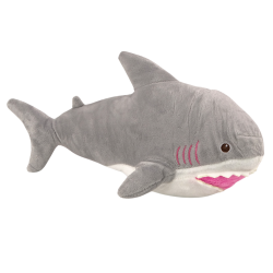 Peluche Requin Mascotte 40cm Gris