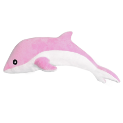 Peluche Mascotte Dauphin Rose 30 cm