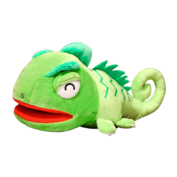 Peluche Mascotte Marionnette Dragon Vert 30 cm