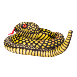 Peluche Mascotte Serpent Jaune 100 cm