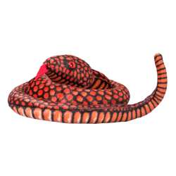 Peluche Mascotte Serpent Rouge 100 cm