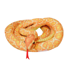 Peluche Mascotte Serpent Doré 110 cm