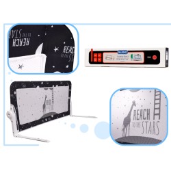 Safety gate barrier bed guard 150cm black