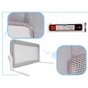 Barrière de sécurité protection de lit 150cm gris
