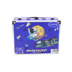 Coffret coloriage peinture valise pliante Kosmos 133 éléments 