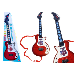 Guitare électrique pour enfants avec  mélodies rouge