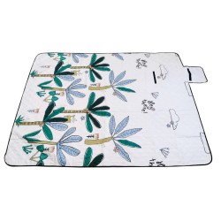 Couverture de pique-nique camping palmiers 200x200
