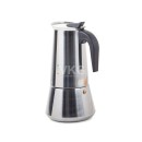 Cafetière italienne ita, infuseur pour 12 tasses, 600 ml en acier.