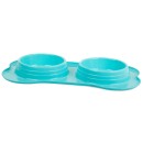 Double bol pour nourriture pour chien/chat 400ml x 2
