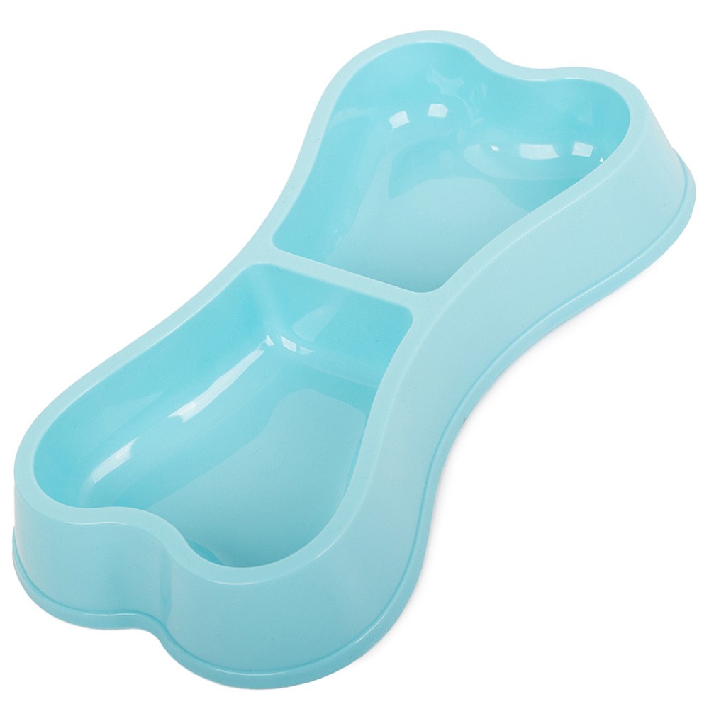 Miska plastikowa dla psa kota podwójna 0,15l Miska plastikowa dla psa kota podwójna 0,15l