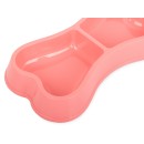 Miska plastikowa dla psa kota podwójna 0,15l