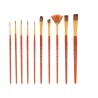 Paint brushes art set 10pcs red