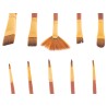 Paint brushes art set 10pcs red