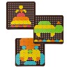 Formes géométriques de mosaïque de puzzle créatif
