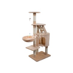 Arbre à chat pour un lit de maison d'arbre à chat 119cm
