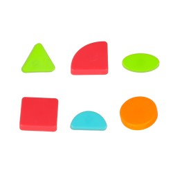 Formes géométriques de mosaïque de puzzle créatif
