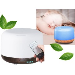 Humidificateur diffuseur aromatherapie telecommande rgb
