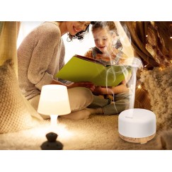 Humidificateur diffuseur aromatherapie telecommande rgb
