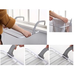 Etendoir Sèche-linge pour balcon 50x15x29 cm plastique