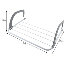 Etendoir Sèche-linge pour balcon 50x15x29 cm plastique