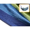 Hamac pour deux personnes 200x150 renforcé bleu+ kit de montage
