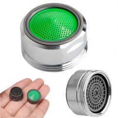 Chapeau aérateur pour robinet m24 chrome
