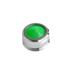Chapeau aérateur pour robinet m24 chrome

