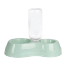 Bol double avec distributeur d'eau pour chien chat

