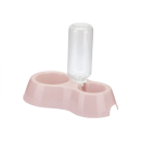 Bol double avec distributeur d'eau pour chien chat
