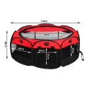 Enclos pliable pour chien lit pour animal de compagnie cage pour chat grand chenil léger
