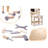 TABLE EN BOIS OUTIL BANC DE TRAVAIL POUR ENFANTS AVEC OUTILS ENSEMBLE DE BRICOLAGE BRICOLEUR