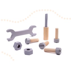 TABLE EN BOIS OUTIL BANC DE TRAVAIL POUR ENFANTS AVEC OUTILS ENSEMBLE DE BRICOLAGE BRICOLEUR