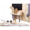 TABLE EN BOIS OUTIL BANC DE TRAVAIL POUR ENFANTS AVEC OUTILS ENSEMBLE DE BRICOLAGE BRICOLEUR