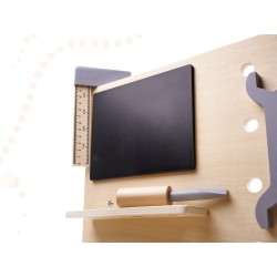 TABLE EN BOIS OUTIL BANC DE TRAVAIL POUR ENFANTS AVEC OUTILS ENSEMBLE DE BRICOLAGE BRICOLEUR