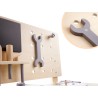 TABLE EN BOIS OUTIL BANC DE TRAVAIL POUR ENFANTS AVEC OUTILS ENSEMBLE DE BRICOLAGE BRICOLEUR